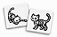 Kit de Imã Quadrado Cats - Imagem 2