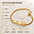 Pulseira Infantil Coroa Personalizada com Nome Gravado a Laser Banhada a Ouro - Imagem 5
