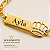 Pulseira Infantil Coroa Personalizada com Nome Gravado a Laser Banhada a Ouro - Imagem 8