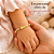 Pulseira Infantil Ursinho com Pérolas Personalizada com Nome Gravado a Laser Banhada a Ouro - Imagem 3