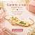 Pulseira Infantil Minnie Personalizada com Nome Gravado a Laser Banhada a Ouro - Imagem 5