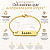 Pulseira Infantil Borboleta Personalizada com Nome Gravado a Laser Banhada a Ouro - Imagem 6