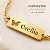 Pulseira Infantil Borboleta Personalizada com Nome Gravado a Laser Banhada a Ouro - Imagem 3