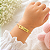 Pulseira Infantil Borboleta Personalizada com Nome Gravado a Laser Banhada a Ouro - Imagem 7