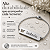 Pulseira Infantil Borboleta Personalizada com Nome Gravado a Laser Aço Inox - Imagem 2