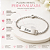 Pulseira Infantil Plaquinha Personalizada com Nome Gravado a Laser Aço Inox - Imagem 5