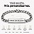 Pulseira Personalizada Aço Inox Elos Gravação a Laser - Papai - Imagem 3