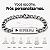 Pulseira Personalizada Aço Inox Elos Gravação a Laser - Super Pai - Imagem 3