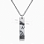 Colar com Gravação a Laser Olhar Medalha Retangular Personalizado Aço Inox - Imagem 1