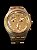 Relógio Swatch Swiss Chrono - Dourado Total com Cristais (Linha Irony Diaphane) - Imagem 3