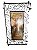 Divisória de Ferro e vidro - Espelho Decorativo Serigrafado Art Nouveau, medidas de 2,33X1,30 metros - Imagem 2