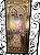 Divisória de Ferro e vidro - Espelho Decorativo Serigrafado Art Nouveau, medidas de 2,33X1,30 metros - Imagem 3