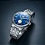Relógio Orient Special Caliber Small Seconds Yn6ss030 D1sx Prateado Azul-marinho - Imagem 7