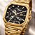 Relógio Orient Masculino Automatico Dourado Nh7gg008 G1kx Dourado - Imagem 3