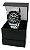 Relógio Orient Masculino Solar Tech Prateado Calendário Com Iluminator Mbssc258p1sx Preto - Imagem 3