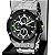 Relógio Orient Masculino Solar Tech Prateado Calendário Com Iluminator Mbssc258p1sx Preto - Imagem 1