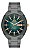 Relógio Automático Orient Nh3yy006 Vidro Mineral Verde 50m Aço Grafite - Imagem 3