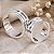 Aliança de Prata 925 Estilo Bvlgari 10mm com Bordas em Alto Relevo - Imagem 2