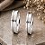 Aliança de Prata 925 estilo Bvlgari 5mm bordas alto relevo - Imagem 1