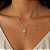 Pingente Menina Filha de Prata 925 com Zircônias Rosa e Branco - Imagem 4