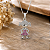 Pingente Menina Filha de Prata 925 com Zircônias Rosa e Branco - Imagem 2