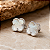 Brinco de Trevo de Prata 925 Alhambra com Madrepérola estilo Van Cleef - Imagem 1