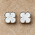 Brinco de Trevo de Prata 925 Alhambra com Madrepérola estilo Van Cleef - Imagem 2