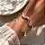 Bracelete de Prata 925 Ondulado e detalhe Vazado - Imagem 1