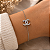 Pulseira de Prata 925 Logotipo Chanel com zircônias - Imagem 2