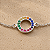 Pulseira de Prata 925 Mandala com zircônias coloridas - Imagem 2