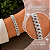 Pulseira de Prata 925 Elos Cubanos Cuban Link com zircônias - Imagem 4