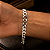 Pulseira Grumet de Prata 925 Larga com 9mm Facetada - Imagem 2
