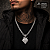 Pingente Hip Hop de Prata 925 Formato Diamante com Zircônias - Imagem 4