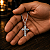 Pingente Cruz Jesus Cristo de Prata 925 Crucifixo Detalhes Alto Relevo - Imagem 2