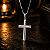 Pingente Cruz de Prata 925 Formato Crucifixo bordas Detalhadas - Imagem 1