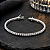 Pulseira Riviera de Prata 925 de Zircônias com fecho gaveta - Imagem 1