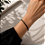 Pulseira Riviera de Prata 925 Ródio Negro com fecho gaveta - Imagem 2