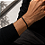 Pulseira Riviera de Prata 925 Ródio Negro com fecho gaveta - Imagem 3