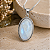 Pingente Oval de Prata 925 Pedra da Lua estilo Bali - Imagem 1