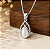 Pingente Gota de Prata 925 com Pérola Natural - Imagem 1