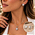 Conjunto Pérola de Prata 925 com Zircônias externas - Imagem 3