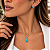 Conjunto Turquesa de Prata 925 pedra Oval Natural - Imagem 3