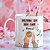 Caneca Divertida “Solteira Sim, Sem Café Nunca” | Porcelana 325 ml | 1 Unidade – Fenari - Imagem 1