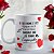 Caneca Romântica “O Que é a Queda de Golias Perto da Que Tenho por Você?” | Porcelana 325 ml | 1 Unidade – Fenari - Imagem 1