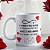 Caneca Romântica Cristã “Você é Meu Amor e Comigo Vai Casar” | Porcelana 325 ml | 1 Unidade – Fenari - Imagem 1