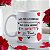 Caneca Romântica “Estou Ardendo de Amor por Você” | Porcelana 325 ml | 1 Unidade – Fenari - Imagem 1