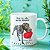 Caneca Divertida “Mil Namorarão ao Teu Lado, Mas Tu Não Serás Atingido” | Porcelana 325 ml | 1 Unidade – Fenari - Imagem 2
