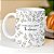 Caneca de Homenagem “Lá dos Céus, o Amor Te Abraça” | Porcelana 325 ml | 1 Unidade – Fenari - Imagem 1