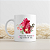 Caneca Romântica Cristã “Deus Está Fazendo Algo Lindo em Nós” | Porcelana 325 ml | 1 Unidade – Fenari - Imagem 1