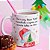 Caneca Natalina “Que a Paz Deste Natal Transborde e Aqueça Seu Coração” | Porcelana 325 ml | 1 Unidade – Fenari - Imagem 1